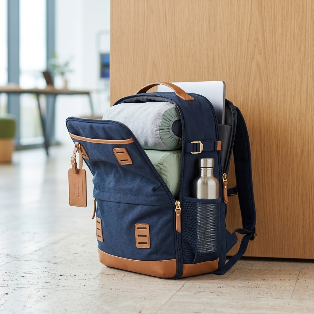 Mochila para notebook e acessórios de viagem