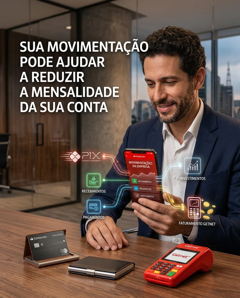 Empresário conferindo movimentações financeiras com celular e notebook